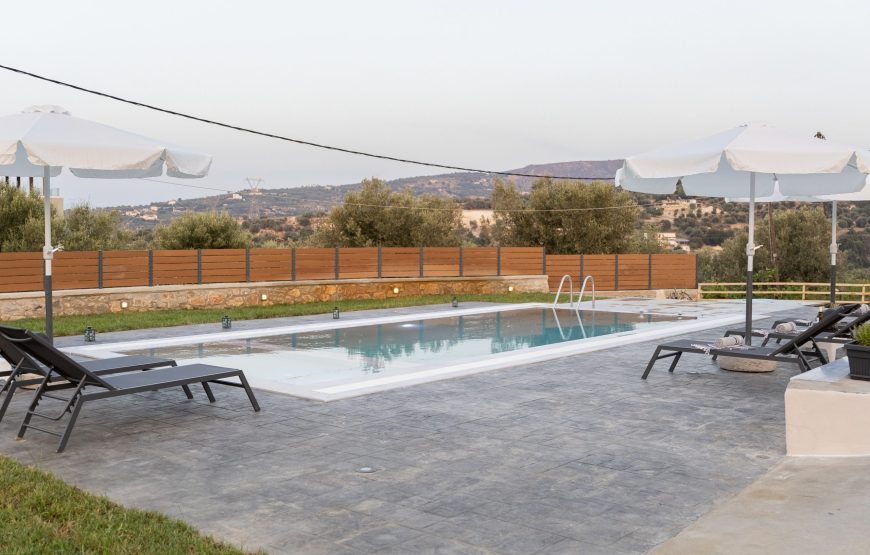 Villa Nontas Ntina with Private Pool & Playground